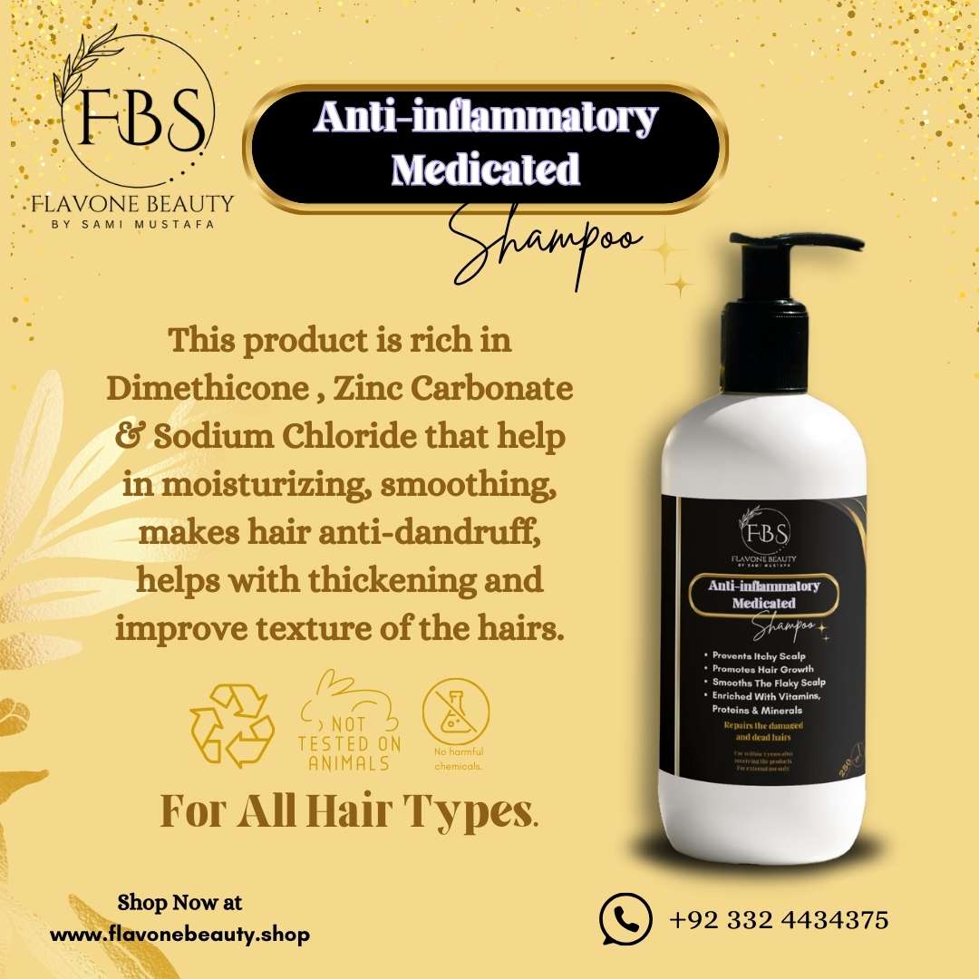 Anti-Inflammatory Medicated Shampoo🫧 | With Vitamins, Minerals & Proteins