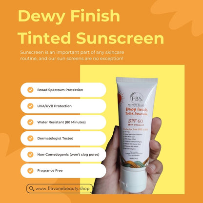 Dewy Finish Tinted Sunscreen🌻