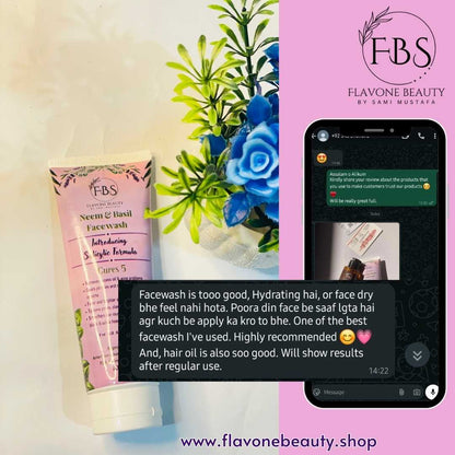 Neem & Basil Facewash | With Salicylic Acid Formulation💚💜